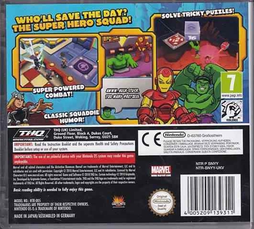 Marvel Super Hero Squad the Infinity Gauntlet - Nintendo DS (A Grade) (Genbrug)